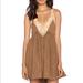 Free People Dresses | Free People Breathless Mini Slip | Color: Brown | Size: S