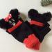 Disney Accessories | Disney Parks Authentic Mittens New | Color: Black | Size: Osg