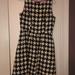 Jessica Simpson Dresses | Jessica Simpson Houndstooth Dress | Color: Black | Size: 8