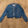 American Eagle Outfitters Jackets & Coats | Light Weight Denim Jacket | Color: Blue/Black | Size: M