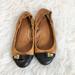 Coach Shoes | Coach Women’s Leather Buckle Detail Scrunch Flats | Color: Brown | Size: 7.5