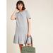 Anthropologie Dresses | Anthropologie Grey Stevie Flounced Tunic Dress Size Medium Nwt | Color: Gray | Size: M