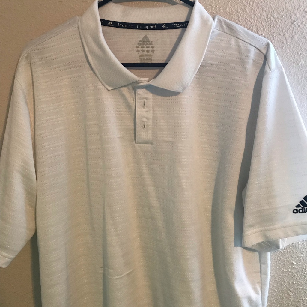 Adidas Shirts | Adidas Polo. Large | Color: Tan | Size: L
