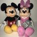 Disney Toys | Disney Mickey & Minnie Mouse 13" - 14" Plush Set New Auth | Color: Black | Size: 13" - 14"