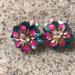 Kate Spade Jewelry | Kate Spade Floral Earrings. Never Worn. | Color: Black/Purple | Size: Os