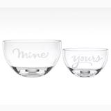 Kate Spade Dining | Kate Spade New York Two Of A Kind 2 Piece Bowl Set | Color: Silver | Size: Os