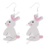 Urban Outfitters Jewelry | Easter Bunny Earrings New | Color: Silver | Size: Os