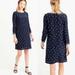 J. Crew Dresses | J. Crew Silk Shift Dress In Polka Dot Sz2 | Color: Silver | Size: 2