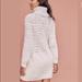 Anthropologie Dresses | Anthropologie ‘Sleeping On Snow’ Sweater Dress-M | Color: White/Silver | Size: M