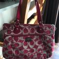 Coach Bags | Coach Purse | Color: Black/Purple | Size: Os