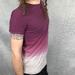 American Eagle Outfitters Shirts | American Eagle Dip Dye Tee | Color: Purple | Size: S