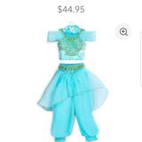 Disney Costumes | Disney Princess Jasmine Costume | Color: Blue/Silver | Size: 7/8