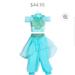 Disney Costumes | Disney Princess Jasmine Costume | Color: Blue/Silver | Size: 7/8