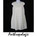 Anthropologie Dresses | Anthro Tabitha Ivory Floral Lace Shift Dress | Color: White/Silver | Size: 4