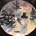 Anthropologie Dining | Anthropologie Nathalie Lete Christmas Plate | Color: Gray | Size: Os