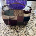 Coach Bags | Authentic Coach Patchwork Vintage Wrist Purse | Color: Black/Brown | Size: Os