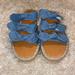 American Eagle Outfitters Shoes | Ae Platform Sandals | Color: Blue | Size: 10