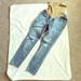 Jessica Simpson Jeans | Jessica Simpson Distressed Maternity Cropped Jean | Color: Gray/Blue | Size: Xs-Maternity