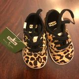 Kate Spade Shoes | Kate Spade Cheetah Crib Shoes Sz. 3 | Color: Black | Size: 3bb