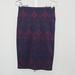Lularoe Skirts | Lularoe Cassie Pencil Skirt | Color: Black/Purple | Size: Xs