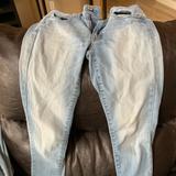 American Eagle Outfitters Pants & Jumpsuits | American Eagle Faded Skinny Jeans, Sz 2, Ln | Color: Black | Size: 2