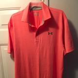 Under Armour Shirts | Lot Of 2 Under Armour Polos Size Large | Color: Red | Size: L