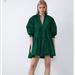 Zara Dresses | Iso - Zara Dress | Color: Green/Black | Size: M