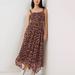 Anthropologie Dresses | Anthropologie Frannie Sweetheart Maxi Dress | Color: Silver | Size: 8