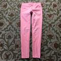 American Eagle Outfitters Jeans | American Eagle Jegging Stretch Neon Skinny Jeans 2 | Color: Pink | Size: 2