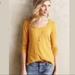 Anthropologie Tops | Anthropology Pure + Good Mustard Color Ls Shirt S | Color: Gold/Orange | Size: S