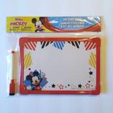 Disney Accessories | Mickey Mouse Dry Erase Board & Marker | Color: White/Silver | Size: Dry Erase Board