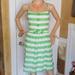 Lilly Pulitzer Dresses | Cute Lilly Pulitzer Summer Stripes Dress | Color: Green/Silver | Size: 6