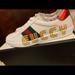Gucci Shoes | Gucci Ace Sneaker With Gucci Print | Color: Tan | Size: 12