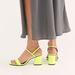 Free People Shoes | Free People Liv Quarter Strap Sandal | Color: Tan/Yellow | Size: 38