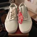 Vans Shoes | (Nwt) Mint Old Skool Zip Leather Vans | Color: Red/Brown | Size: 6.5