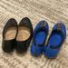 Tory Burch Shoes | 2 Pairs Tory Burch Flats | Color: Blue/Black | Size: 7.5