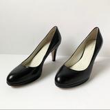 Nine West Shoes | Nine West Black Pump Heel Shoes Size 7 1/2 M | Color: Black | Size: 7.5