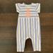 Jessica Simpson One Pieces | Jessica Simpson Baby Onesie | Color: White/Silver | Size: 3-6mb