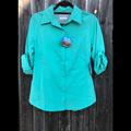 Columbia Tops | Columbia Shirt Nwt | Color: Blue/Silver | Size: M