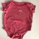 Jessica Simpson One Pieces | Jessica Simpson Baby Girl Onesie 0/3 Months | Color: Red/Pink | Size: 0-3mb