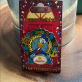 Disney Accessories | Disney Donald Duck Holiday Pin 2020 Le | Color: Blue/Black | Size: Os