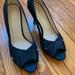 Kate Spade Shoes | Kate Spade New York Black Starlight Glitter Billie Peep Toe Pumps Heels | Color: Black | Size: 6.5