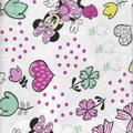 Disney Bedding | Disney Minnie Mouse Fitted Crib Sheet | Color: Silver | Size: Crib Fitted Sheet