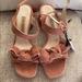 Zara Shoes | Brand New Leather Zara Sandals Size 38 | Color: Brown | Size: 8