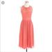 J. Crew Dresses | J. Crew Megan Silk Chiffon Dress | Color: Red | Size: 0p