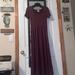 Lularoe Dresses | Lularoe Xs Riley Dress | Color: Purple/Black | Size: Xs