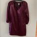 J. Crew Dresses | Jcrew Maroon Subtle Leopard Print Dress (Worn Once | Color: Purple/Black | Size: 2