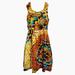 Anthropologie Dresses | Anthro Dme & Esyllte 100% Silk Print Dress | Color: Orange | Size: 4