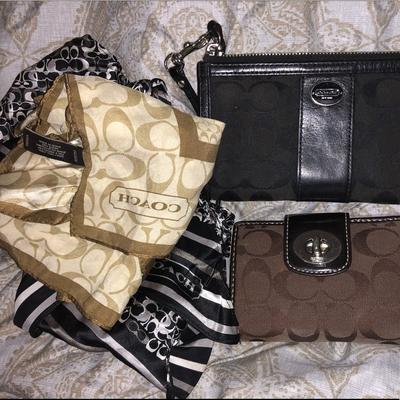 Coach Bags | Coach Wallets And Coach Scarves | Color: Cream | Size: Os