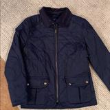 Ralph Lauren Jackets & Coats | Girls Barn Jacket With Corduroy Collar | Color: Black | Size: Mg